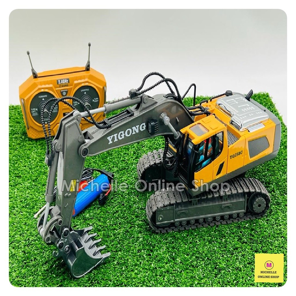 Mainan Mobil Truk Excavator Buldozer Dump Truk charger Remot Kontrol