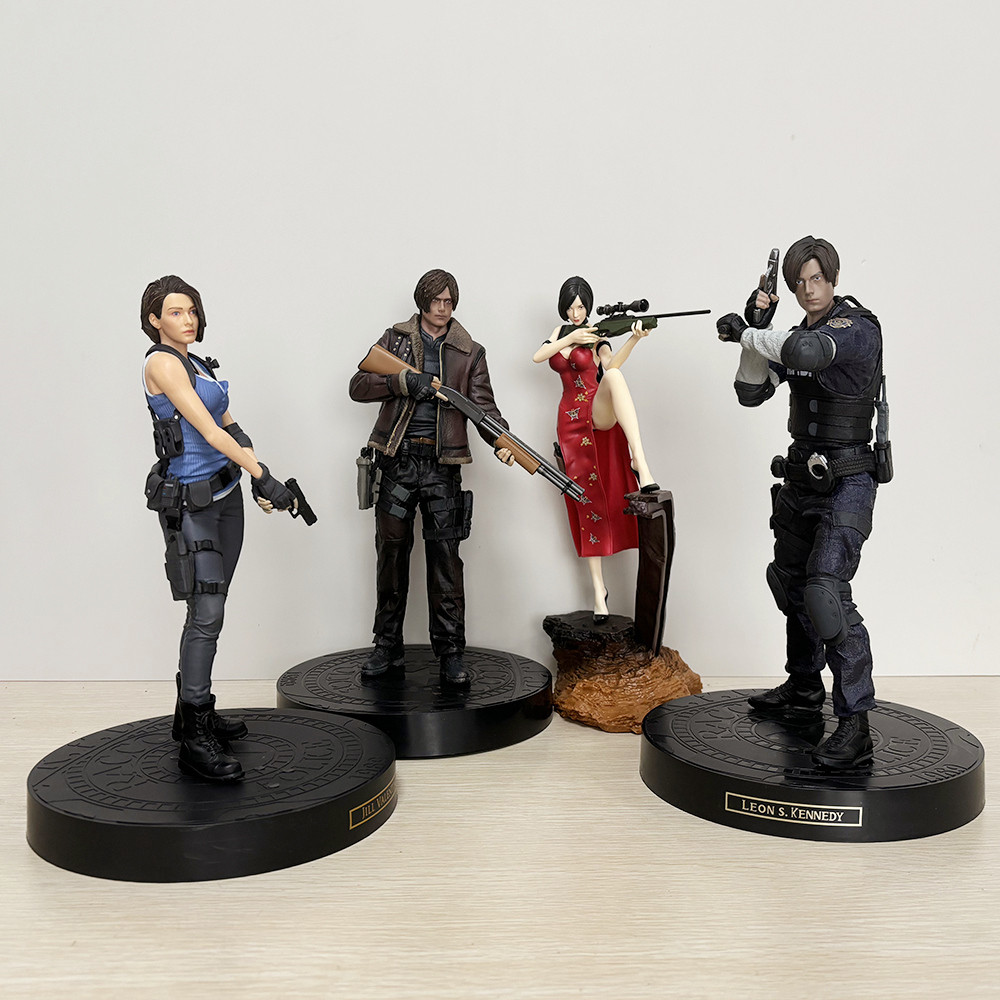 Resident Evil Leon S. Kennedy Jill Valentine Ada Wong PVC Action Figure Biohazard Game Anime Figure 