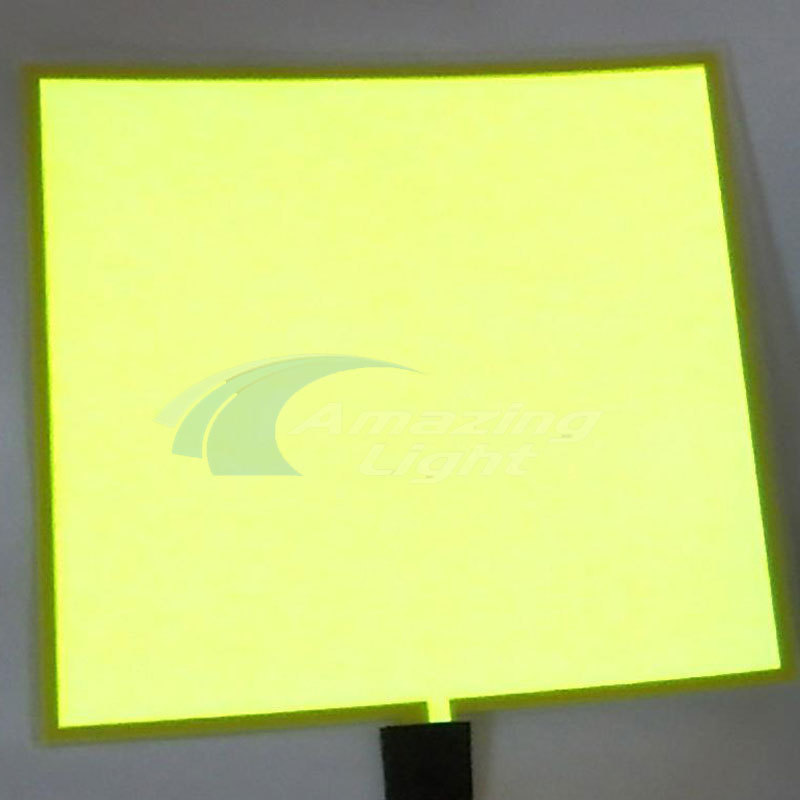 EL Panel Backlight Led Glowing 10*10cm Panel Backlight LED Electroluminescent El Backlight With DC12