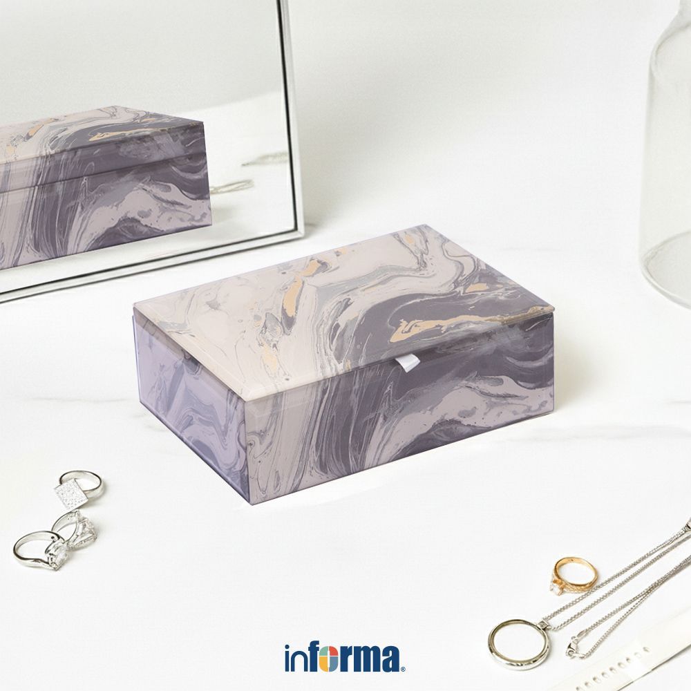 Informa 20.5x15x7 cm Victoria Kotak Penyimpanan Ukuran S Kotak Serbaguna Wadah Simpan Storage Box Bo