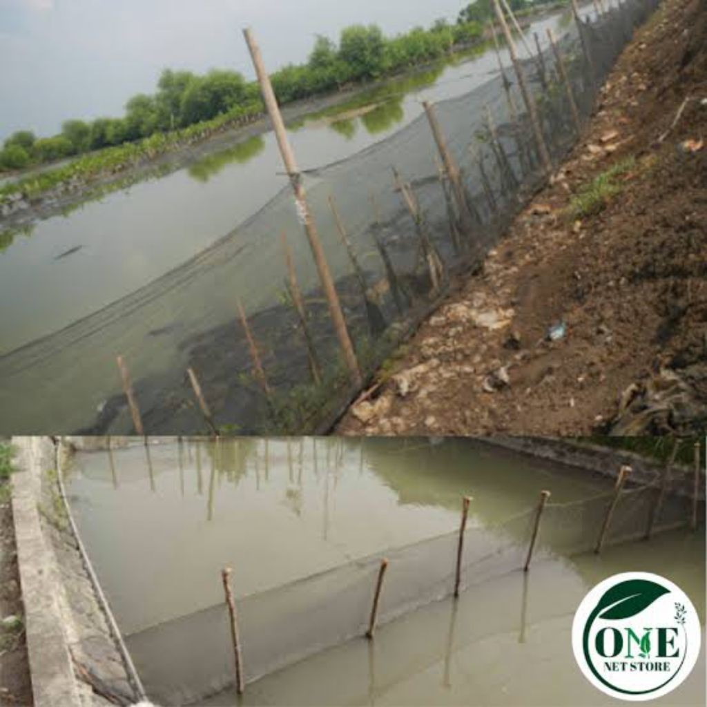 Waring Hitam 50 Meter Lebar 120 cm  Kualitas Super Anti UV