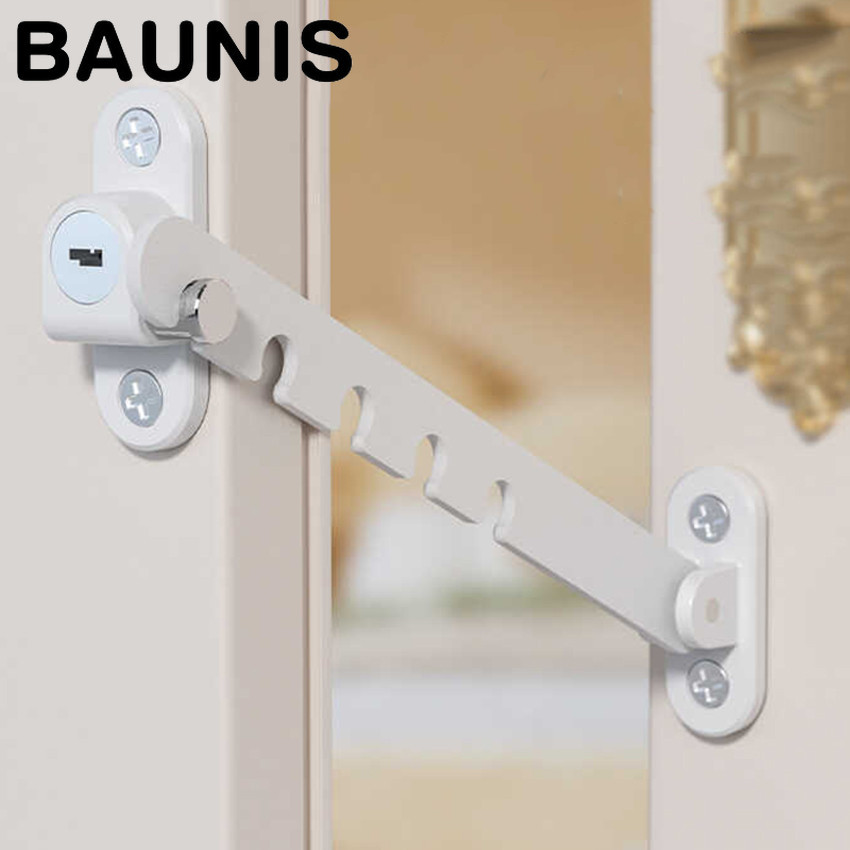 Baunis Penahan Jendela Lamskar Ramskar Hak Angin Jendela Stainless Tebal Kunci Pengaman Jendela Safe