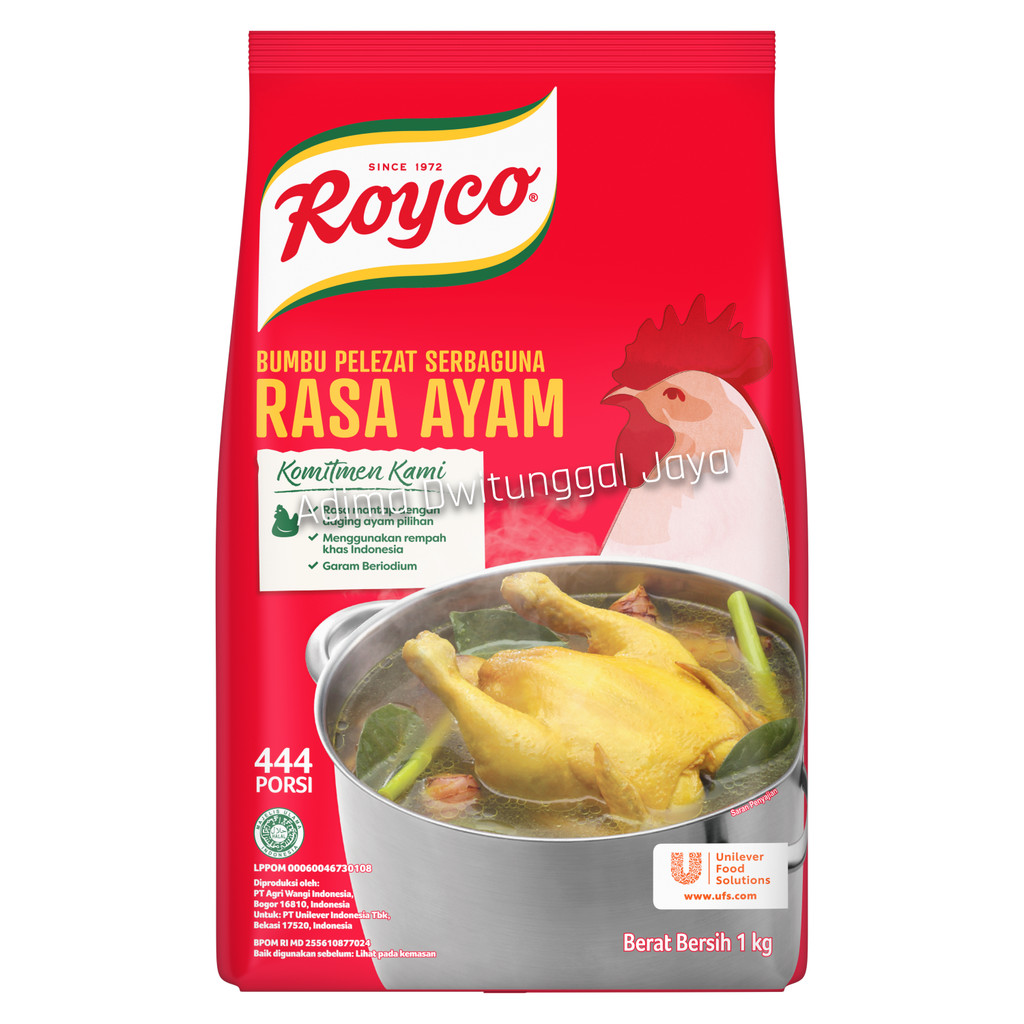 Bumbu Pelezat Rasa Ayam Royco 1kg / Bumbu Serbaguna / kaldu ayam