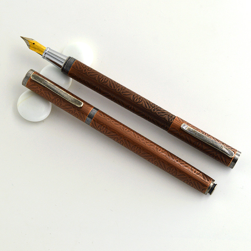Hero 395 Vintage Bronze Calligraphy Fountain Pen
