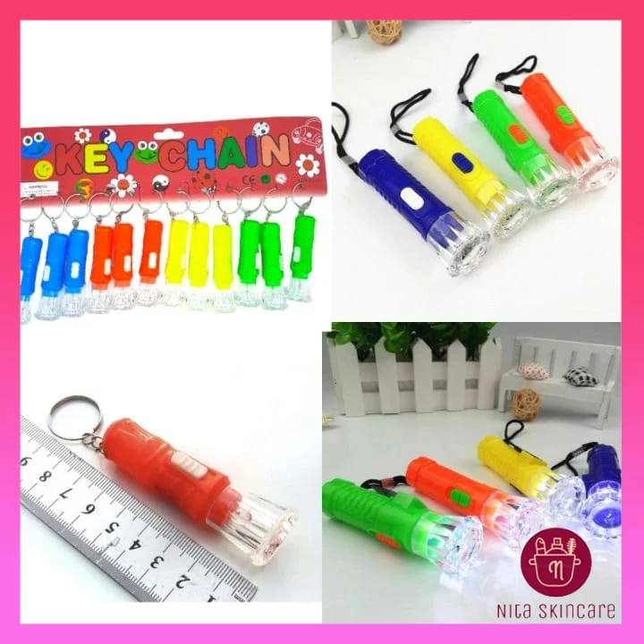 Senter Gantungan Mainan Mini  Lampu Mainan Anak Terang
