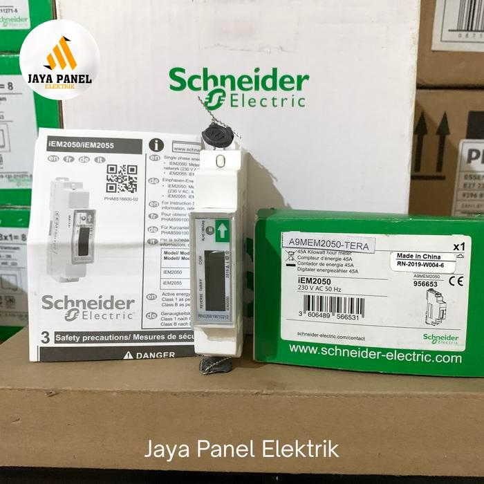 Schneider KWh meter Digital 1 Phase iEM2050 A9MEM2050-TERA