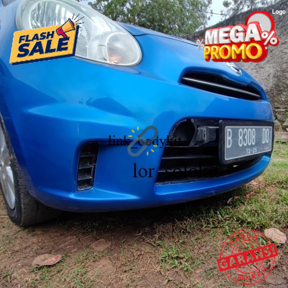 (Garansi) BodyKit Bemper Depan Nissan March Autech BodyKit March Autech Bodykit March Grade-A