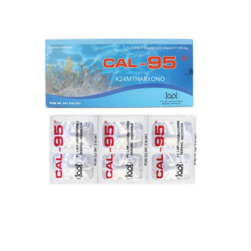 Cal-95 1 strip Suplemen Kalsium Untuk Ibu Hamil