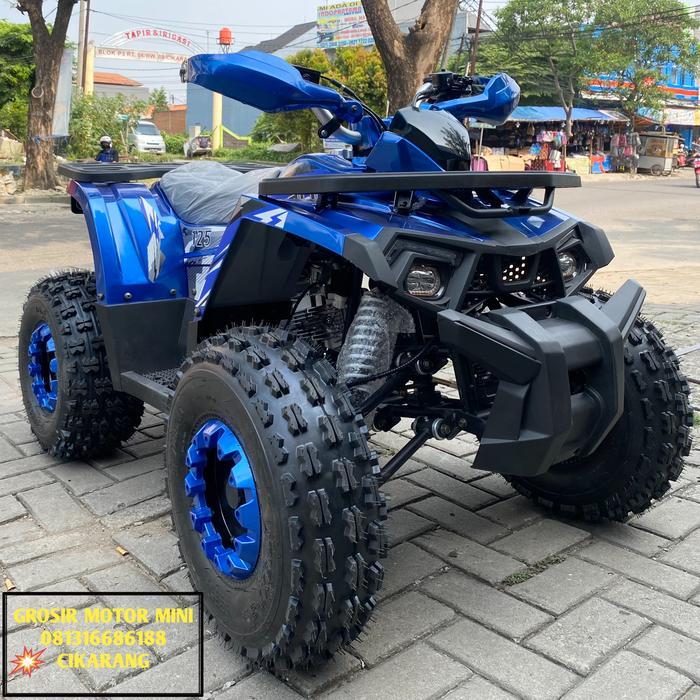 ATV 125CC QUABLO RING 8 MESIN 4TAK - Biru
