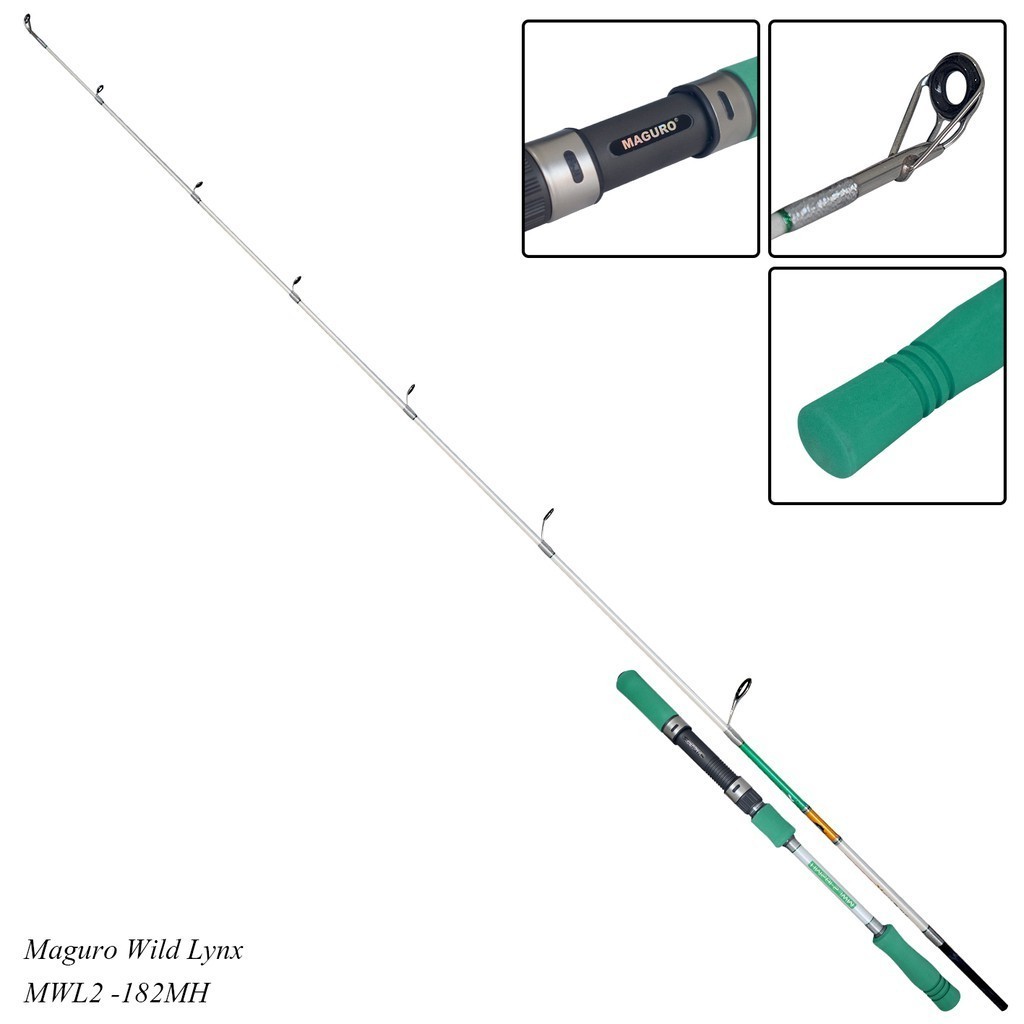 Joran Pancing Spinning Maguro Wild Lynx untuk Casting