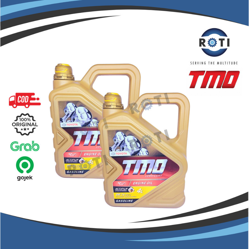 OLI MESIN TMO FULL SYNTHETIC 0W-16 4 LITER TOYOTA O8880-85665 ORIGINAL