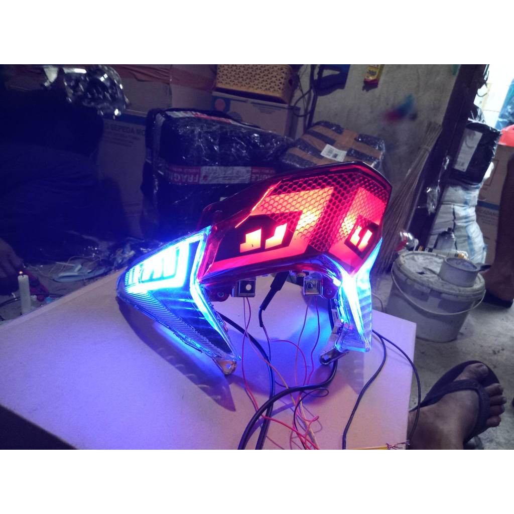 lampu stop stoplamp belakang Honda Vario techno 125 custom alis lazy