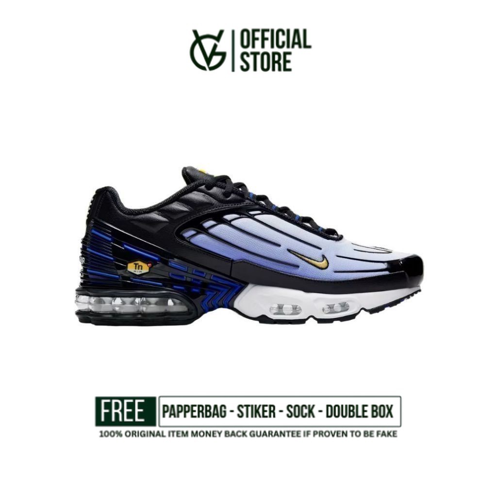 Sepatu Sneakers Nike Air Max Plus TN 3 Blue Speed 100% Original BNIB Sneakers Unisex Original Authen