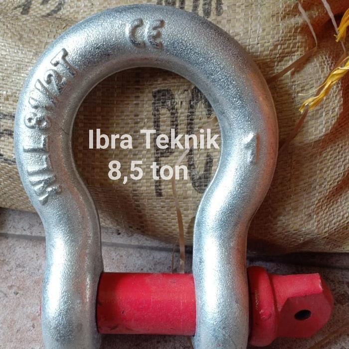 Bow Shackle Segel Omega 8,5ton /1inchi