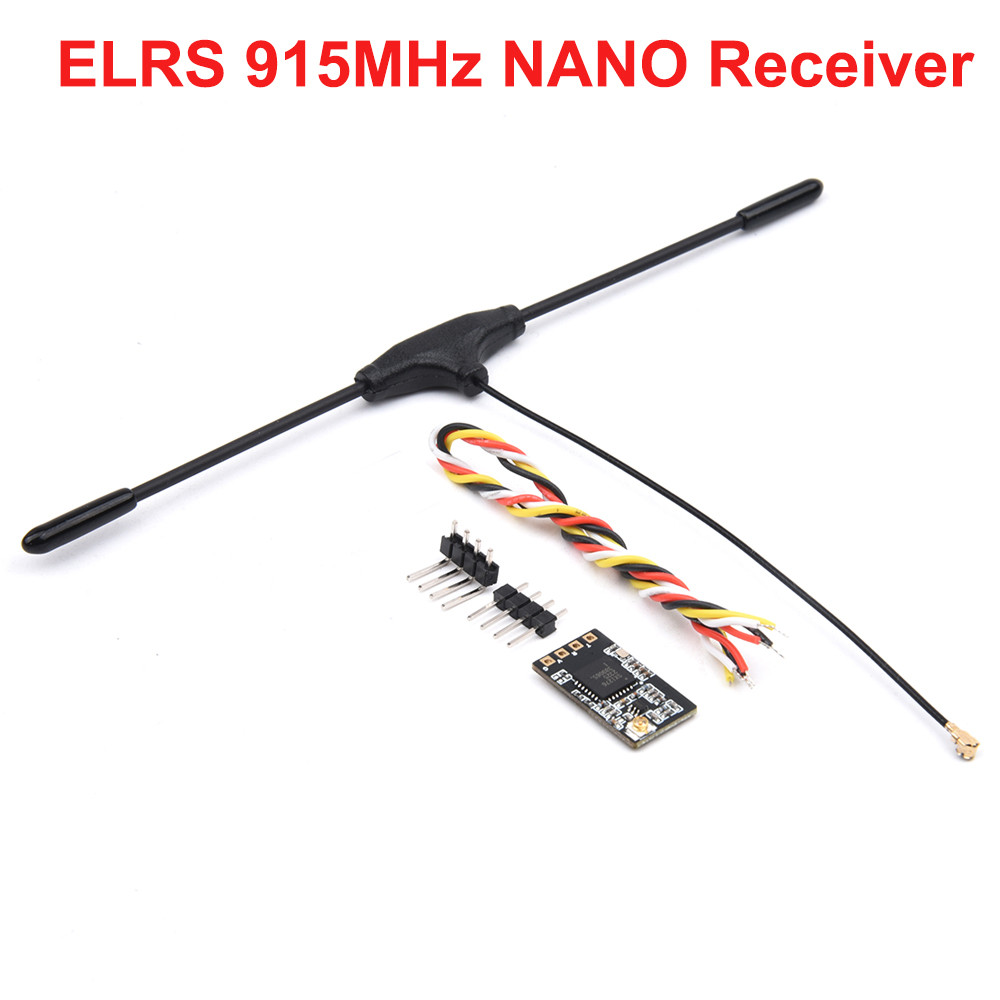 ELRS 915 915MHz NANO ExpressLRS Receiver with T type Antenna Support Wifi upgrade for RC FPV Travers