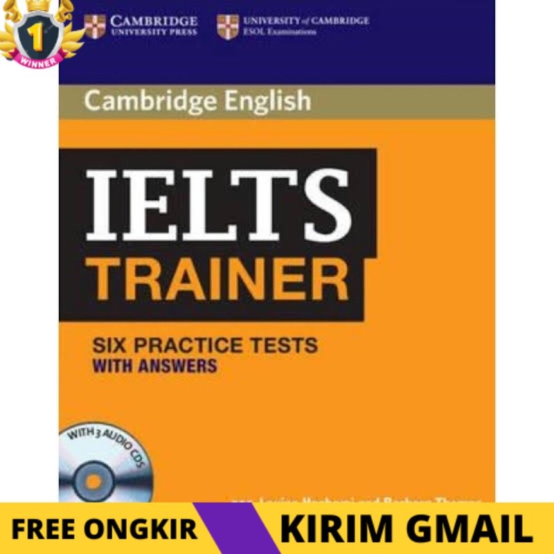 KS Cambridge IELTS Trainer Six Practice Tests with Answer - Buku Latihan Ujian IELTS