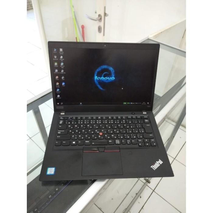 Laptop bekas laptop Lenovo T490s ram 16GB  core i7 gen8 ssd 256 ringan mulus screen 14 inch