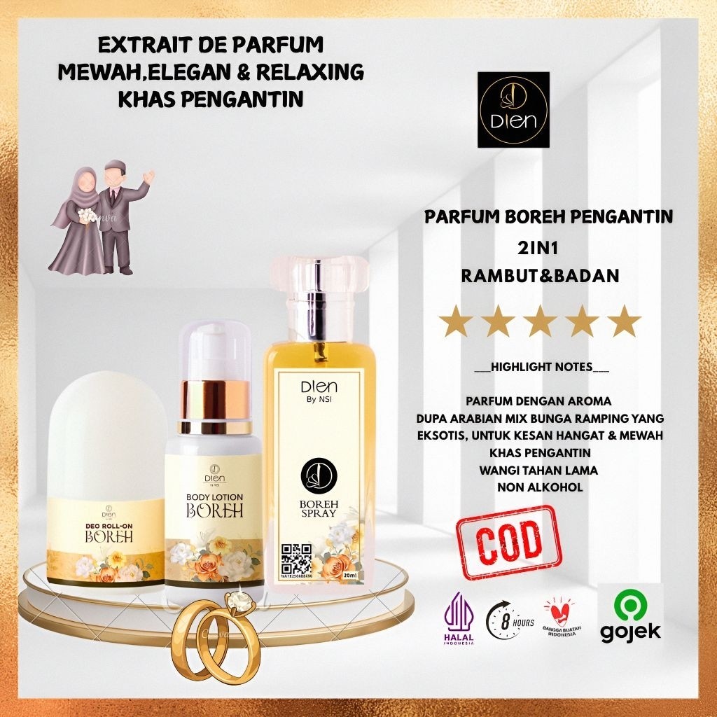 Terbaru PAKET BADAN BOREH PENGANTIN RAMPING BOREH PENGANTIN DIEN PERFUME