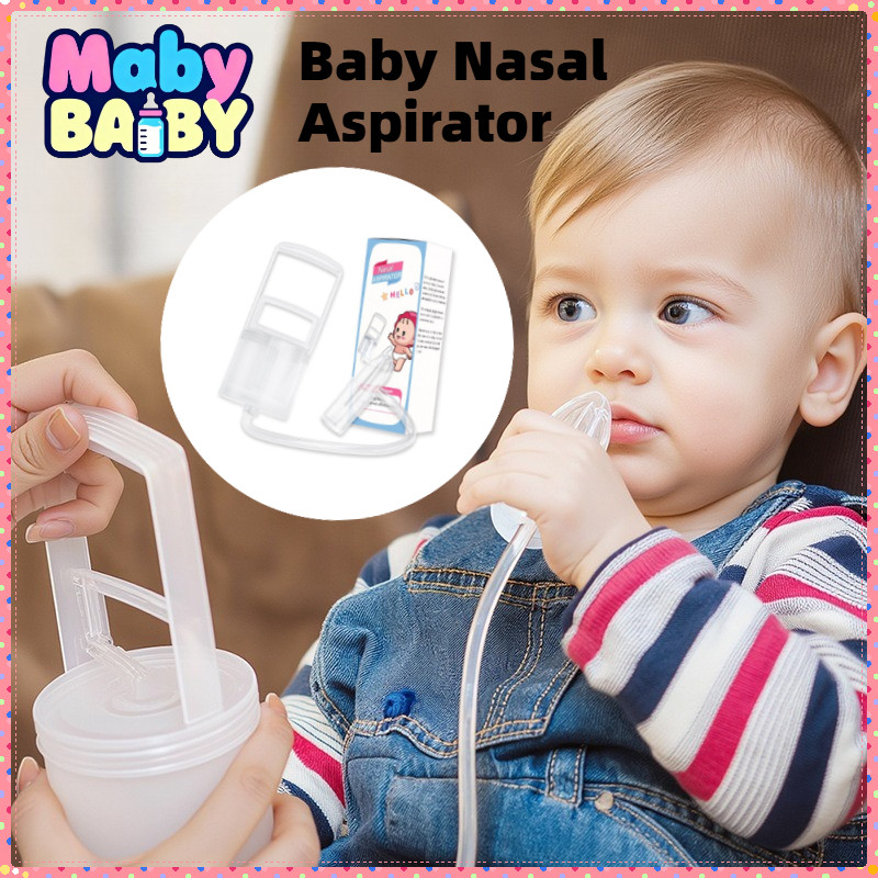 Nasal Aspirator Baby,Dekongestan hidung untuk anak-anak,Hand Pump Nasal Aspirator Menghilangkan Ingu
