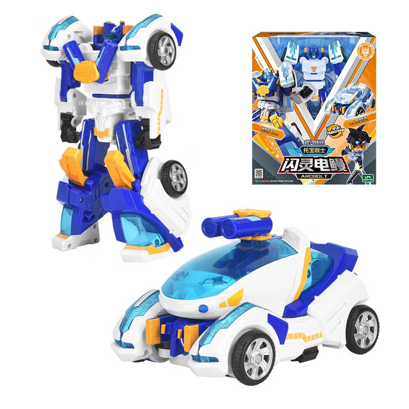 19 Type Tobot GD Justice V Transforming Robot to Car Toy Korea Cartoon Brothers Anime Tobot Transfor