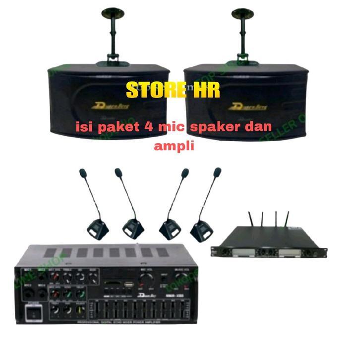 PAKET SOUND SPEAKER DUSENBERG & MIC WIRELESS MEJA CONFERENCE DUSENBERG