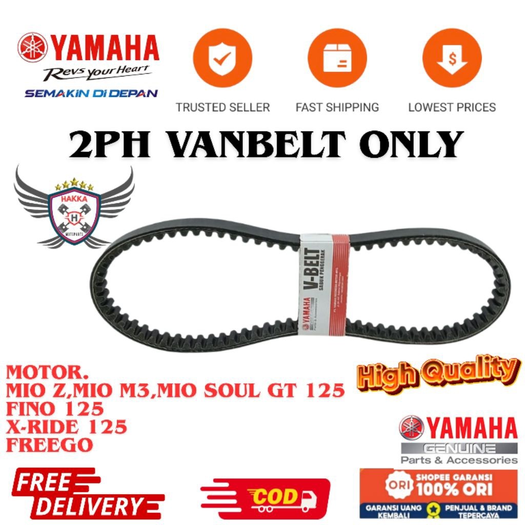 2PH ORIGINAL VANBELT YAMAHA MIO Z, VANBELT YAMAHA MIO M3, VANBELT YAMAHA MIO SOUL GT 125, VANBELT YA