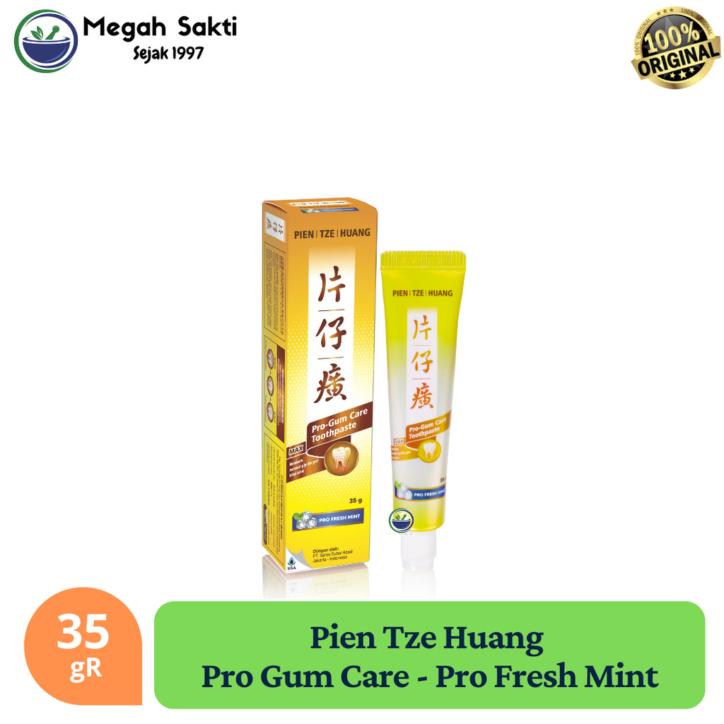 Megah Sakti - PIEN TZE HUANG Pro-Gum Care Toothpaste (Pro Fresh Mint) 35 gR | Pasta Gigi Pien ce wan