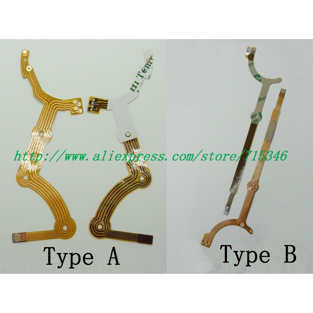 2PCS/ NEW Lens Aperture Flex Cable For SIGMA 24-70 mm 24-70mm f/2.8 EX DG (For Canon Connector)