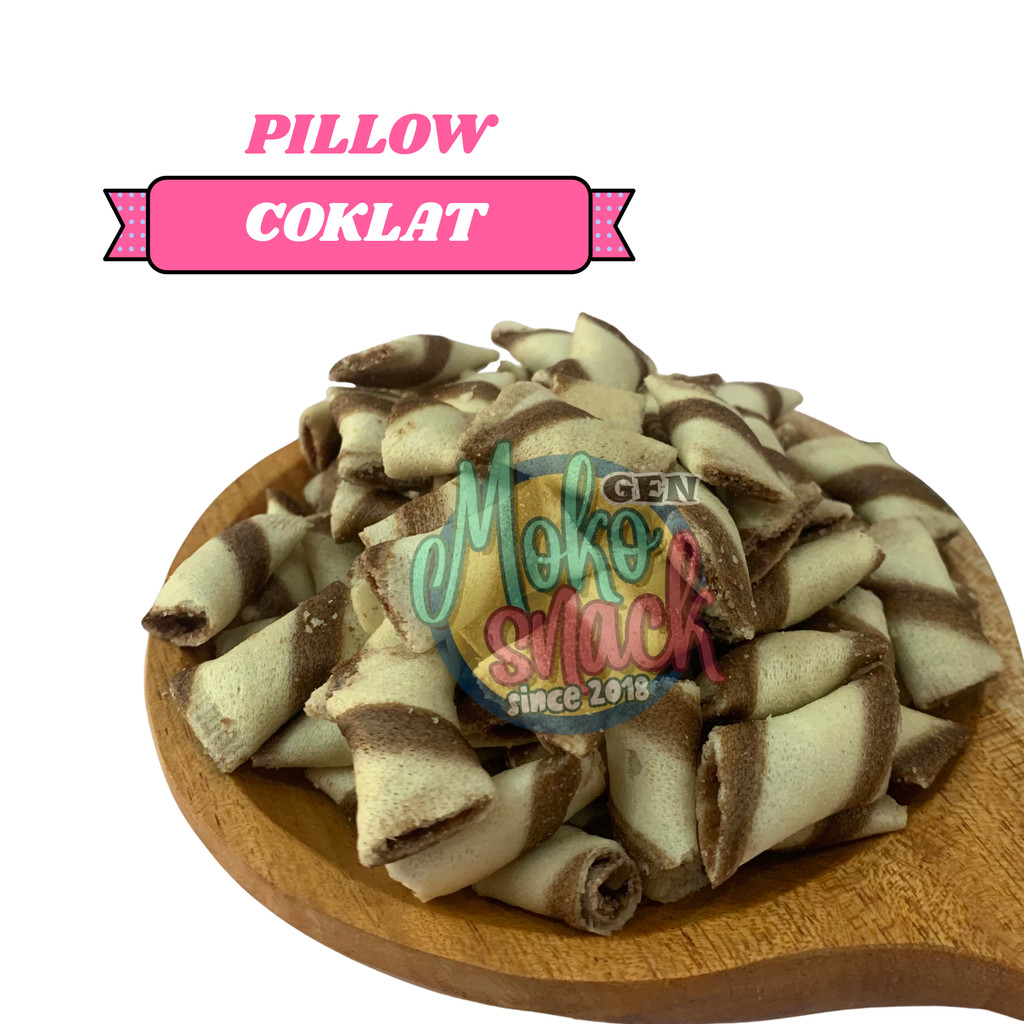 Snack cemilan pillow coklat 1kg