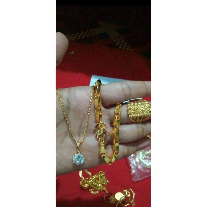 set perhiasan dewasa bahan koin 91