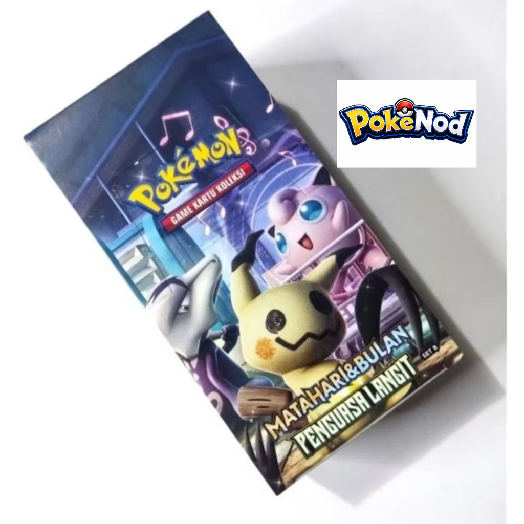 Kartu Pokemon TCG Original - Penguasa Langit Matahari dan Bulan - Sun and moon booster Box Indonesia