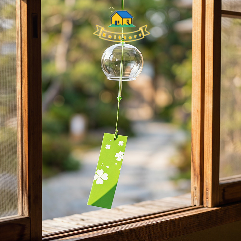 LONCENG ANGIN / GENTA ANGIN / BELL ANGIN / Lonceng Pintu Kaca Lonceng Jepang Wind Bells Hiasa Knitte