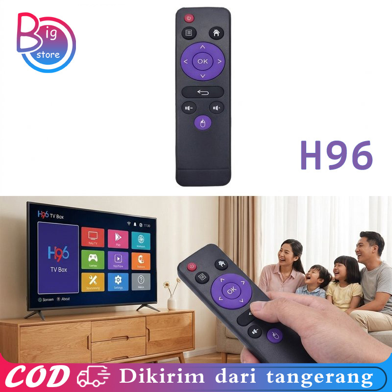 Remot H96 Max Pro Android TV Box Remote STB 4K Ultra Universal Untuk Q3 A95X Mini