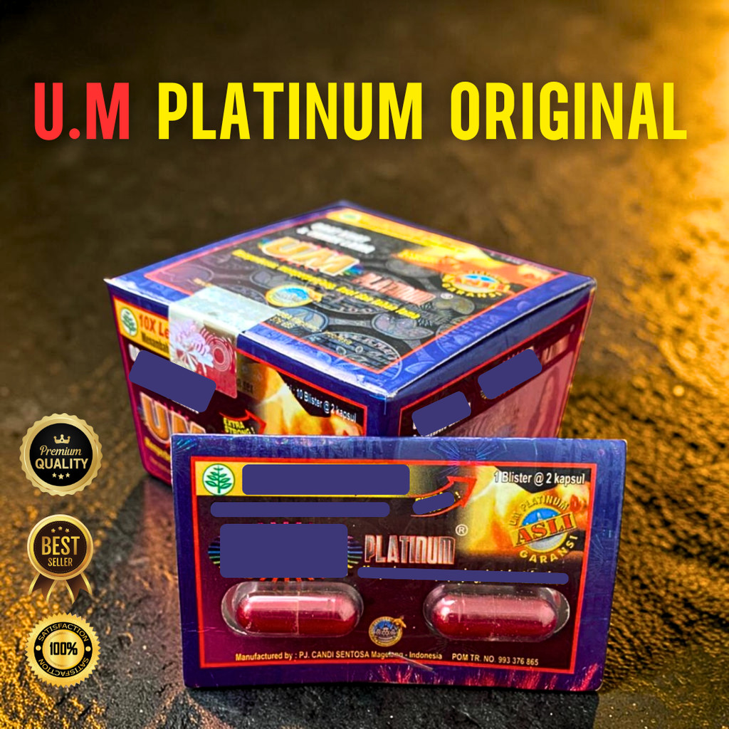 PLATINUM UM KAPSUL ORIGINAL 100% | KEMASAN SACHET | UM PLATINUM MADU BUBUK
