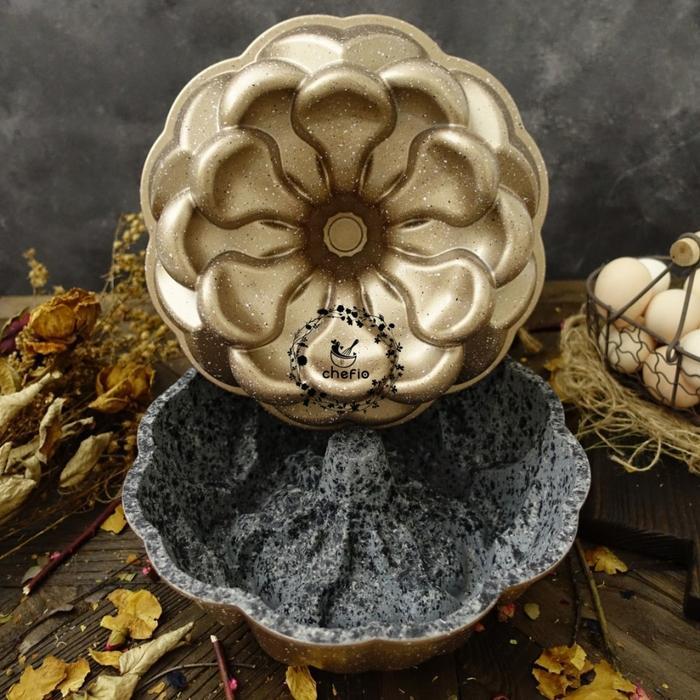 Chefio Loyang Magnolia Pan/ Tulban 25cm Premium Granite