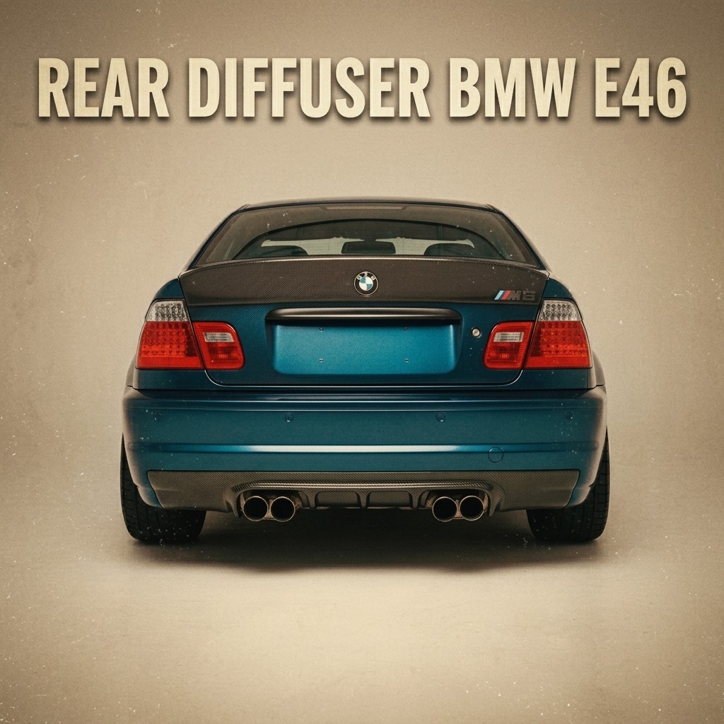 DIFFUSER BMW E46 M3 BODYKIT BMW E46 BUMPER BEMPER