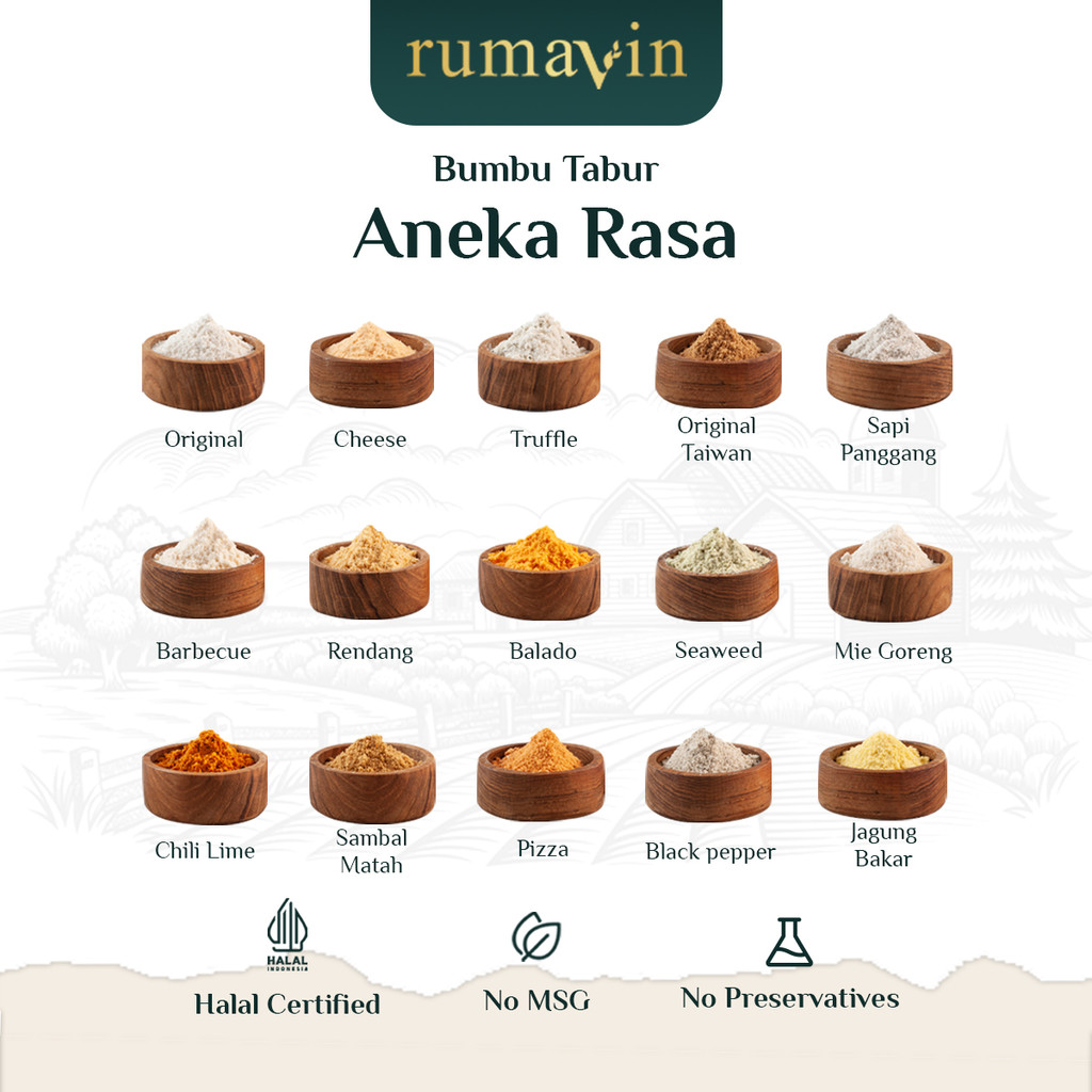Rumavin - Bumbu Tabur Premium Aneka Rasa No MSG 50gr