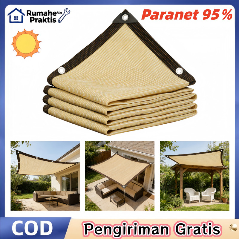 Paranet95% Anti-UV Jaring/Jaring Paranet/Paranet Shading Net/Sun Shade Net Outdoor/jaring Anti Panas