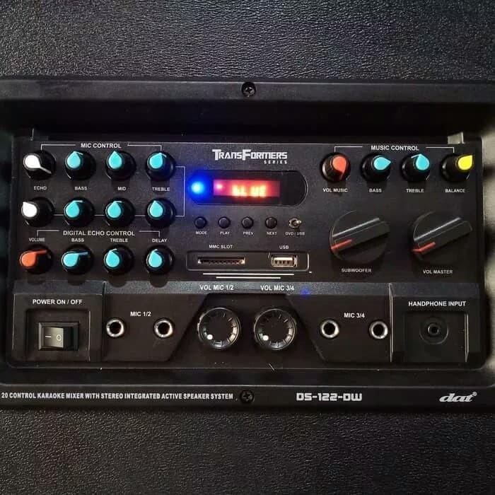 Speaker Aktif Dan Pasif 12 Inch Sepasang DAT DS 122 DW