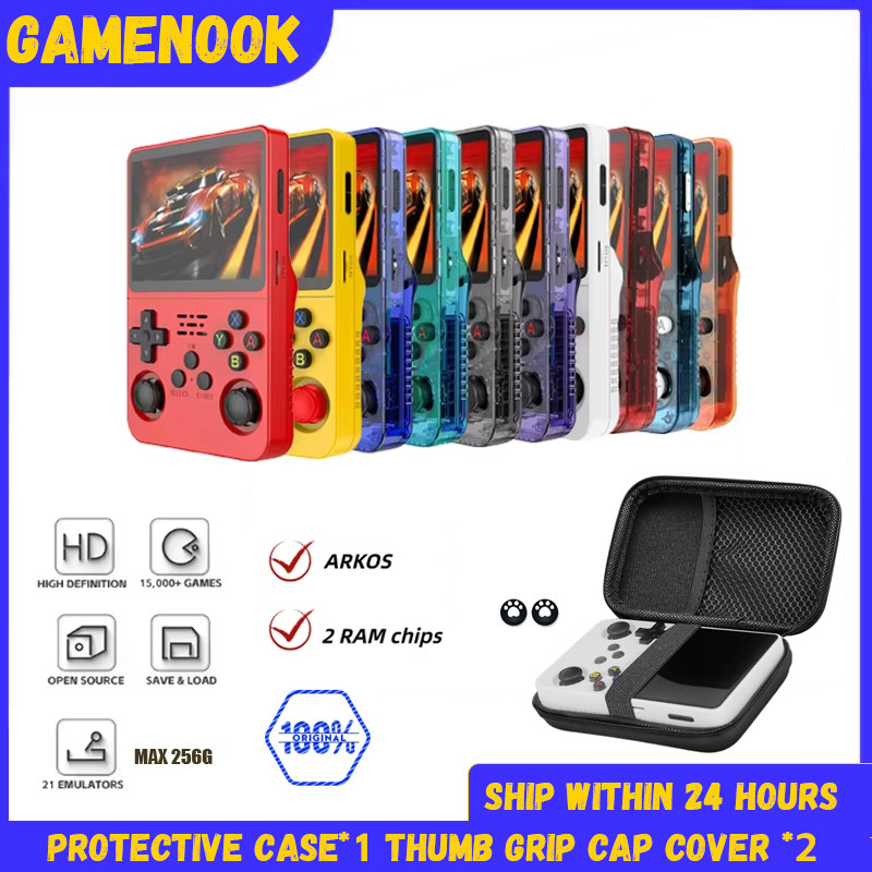 R36S Retro Handheld Video Game Console 64G128G Linux Portable Games Players Pocket Video Players 3.5