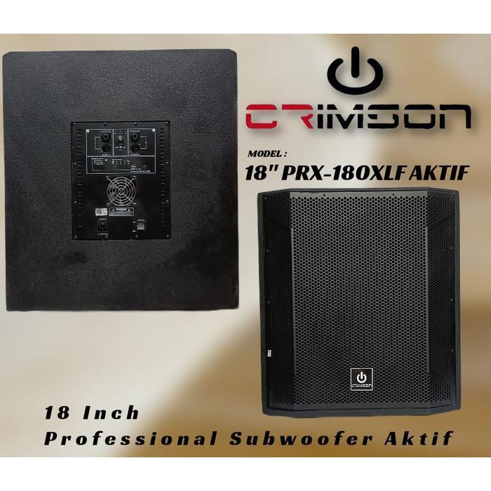 Subwofer Aktif Crimson 18ins PRX 180 XLF Original