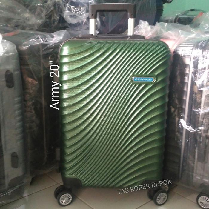 Tas Koper Fiber POLO EXPLY IMPORT 20inch Tas Pakaian Protection Lock