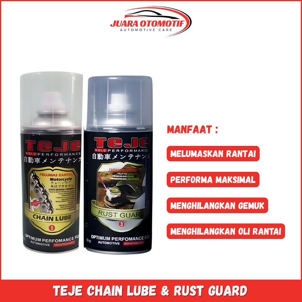 Cat Semprot Anti Karat Spray Penghilang Karat & Pelumas Rantai - PAKET HEMAT