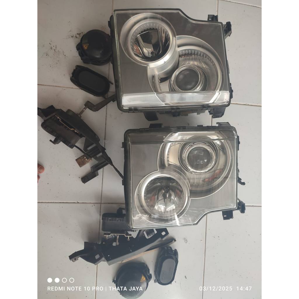 lampu depan headlamp land rover range rover L322 td6 vogue 2000 2006