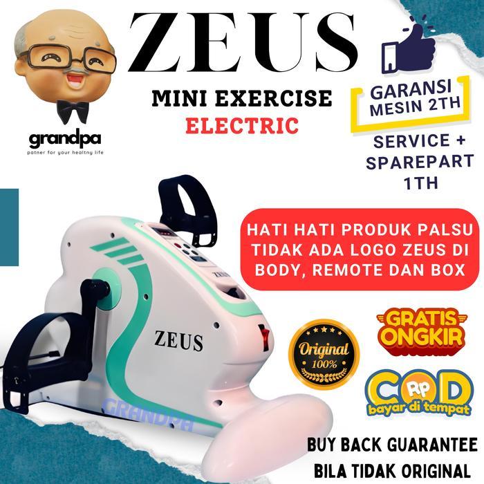 PROMO DISKON Original Zeus Mini Bike Elektrik Manual Sepeda Statis Sepeda Olahraga Otot Kaki Alat Te