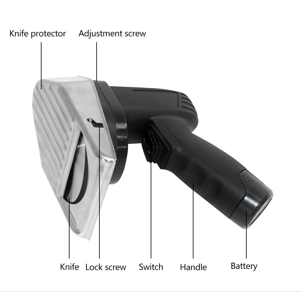 12V Kebab slicer Türkiy Meat cleaver liion Charging Cordless Slicer Shama gyros cutter Middle east K