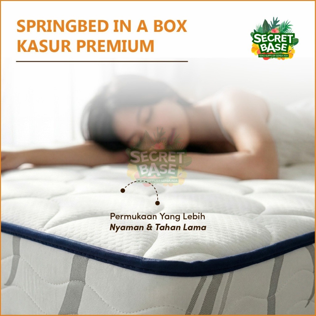 SPRINGBED IN A BOX KASUR PREMIUM Kasur SpringBed / Vacum / 90x200, 100x200, 120x200, 140x200,