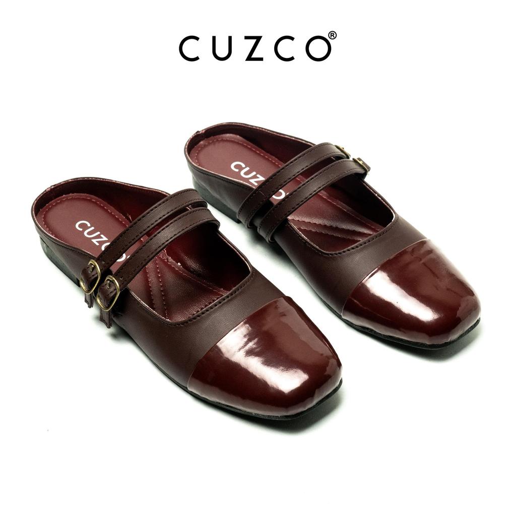 Cuzco Sepatu Sandal Pansus Wanita Flat Mules Viola