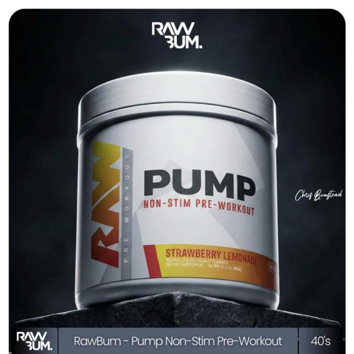 Raw Pre Workout Pump Non Stim Pre Workout 468 gr