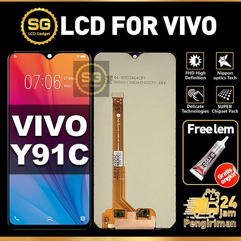SG LCD VIVO Y91C Fullset HP Touchscreen VIVO Y91C Free Lem Glass Touch Screen Digitizer COD